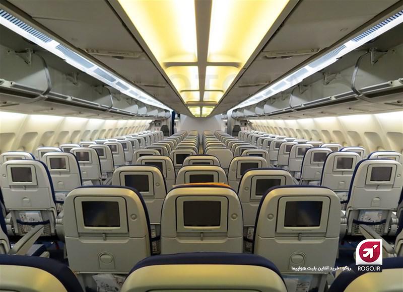 ظرفیت هواپیمای مسافربری ایران
